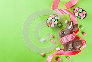 Easter greeting card background