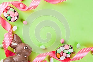 Easter greeting card background
