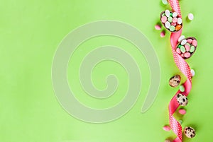 Easter greeting card background