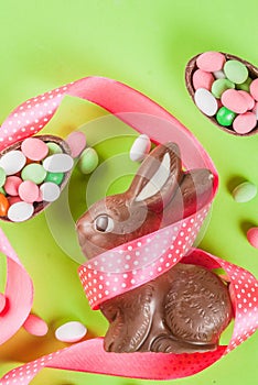 Easter greeting card background