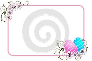 Easter greeting card - vector