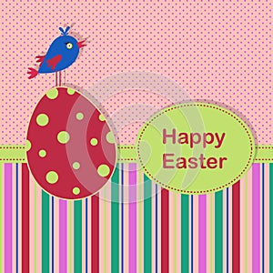Easter greeting template
