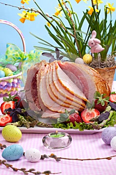 Easter ham photo