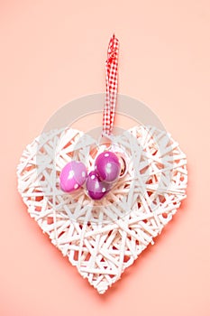 Easter Heart wall decor