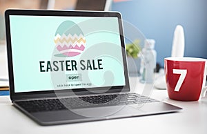 Easter Holiday Celebration Webpage Concept