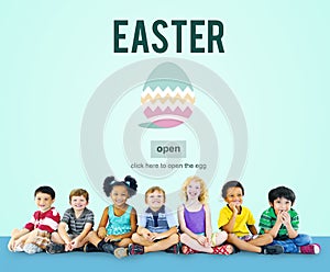 Easter Holiday Celebration Webpage Concept