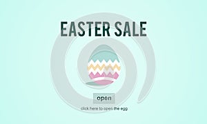 Easter Holiday Celebration Webpage Concept