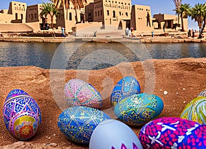 Easter Holiday Scene in Aswan,Asw?n,Egypt.