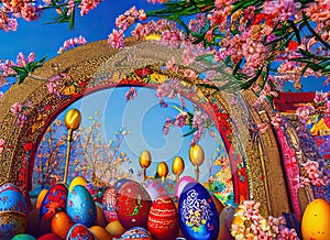 Easter Holiday Scene in Chifeng,Inner Mongolia,China.