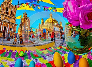 Easter Holiday Scene in Chilpancingo,Guerrero,Mexico. photo