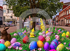 Easter Holiday Scene in Kingston upon Hull,Kingston upon Hull, City of,United Kingdom. photo