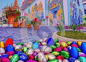 Easter Holiday Scene in Monterrey,Nuevo LeÃ³n,Mexico. photo