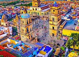 Easter Holiday Scene in Morelia,Michoacán de Ocampo,Mexico.