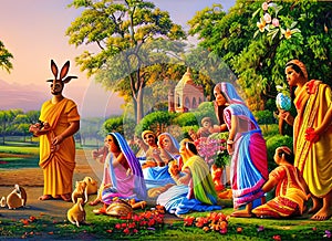 Easter Holiday Scene in Sambalpur,Odisha,India.