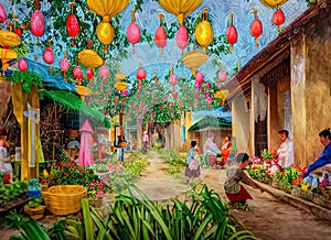 Easter Holiday Scene in Thai Nguyen,Thái Nguyên,Vietnam.