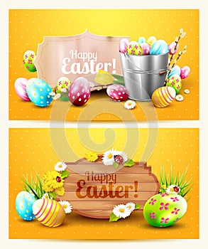 Easter horizontal headers