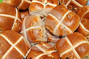 Easter hot-cross buns photo