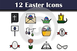 Easter Icon Set
