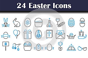 Easter Icon Set
