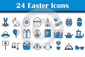 Easter Icon Set