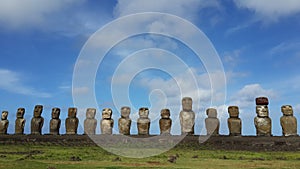 Easter Ilsand Moai statues