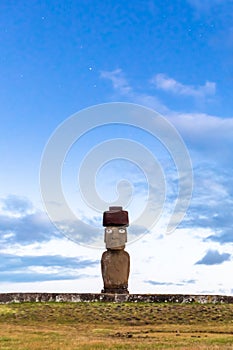 Easter Island, Moais Tahai Archaeological Complex, Rapa Nui National Park, Chile