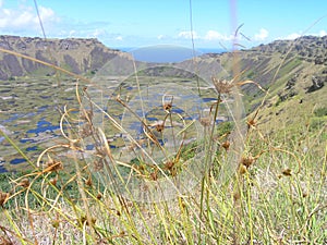 Easter Island - Rano Kau volcano