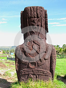 Easter Island Rapa Nui Moai Birdman petroglyphs