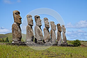 Easter Island Statues photo