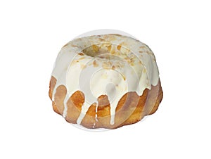 Easter Kalach isolated on white background