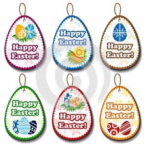 Easter label set