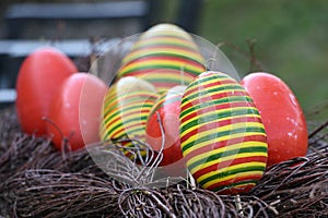 Some Easter eggs in Austria photo