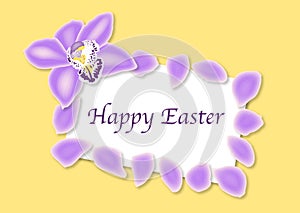 Easter Orchid Card