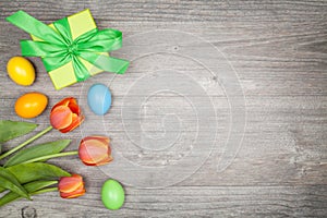 Easter present and dekoration photo
