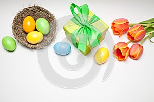 Easter present and dekoration photo