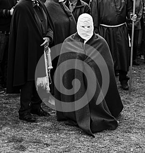 Easter procession executioner