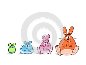 Easter rabbits