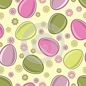 Easter seamless pattern