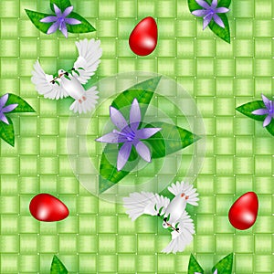 Easter seamless pattern