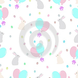 Easter seamless vector pattern