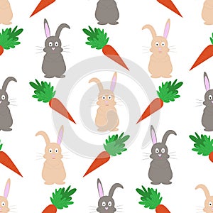 Easter seamless vector pattern