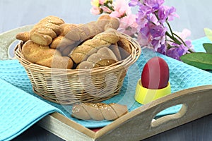 Easter shortbread biscuits