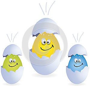 Easter smile eggs