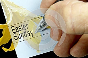 Easter Sunday, Calendar Notation