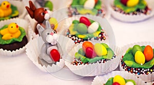 easter sweets chicken cute lace bunny colorful easteregg photo