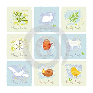 Easter Symbols Set