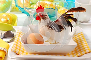 Easter table decoration