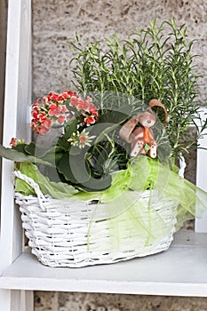 Easter table decoration