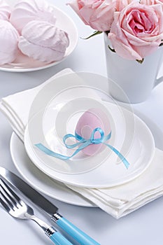 Easter table setting