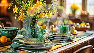 Easter table setting